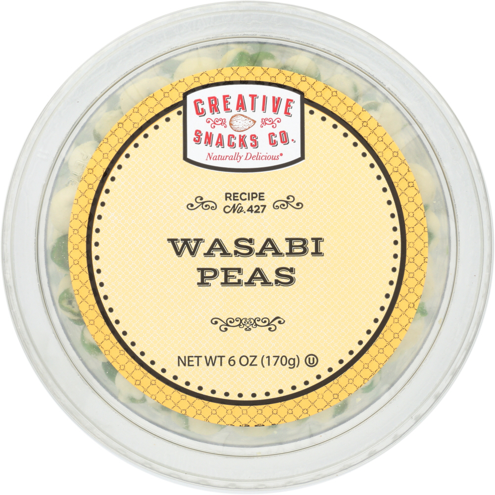Creative Snacks SNACK: Wasabi Peas Cup, 6 Oz