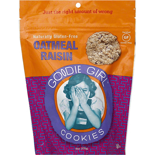Goodie Girl Cookie Gluten Free Oatmeal Raisin, 6 Oz