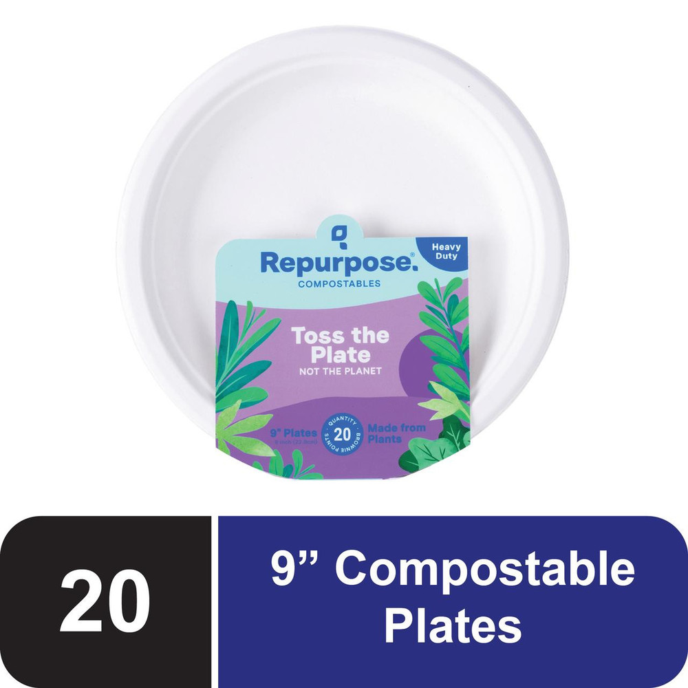 Repurpose Bagasse Plates - 9 Inch