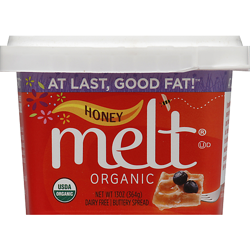 Melt Buttery Spread, Organic, Honey 13 Oz