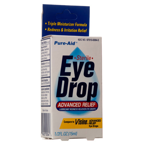 Pure Aid Advance Eye Drops - 15ml -- 24 Per Case
