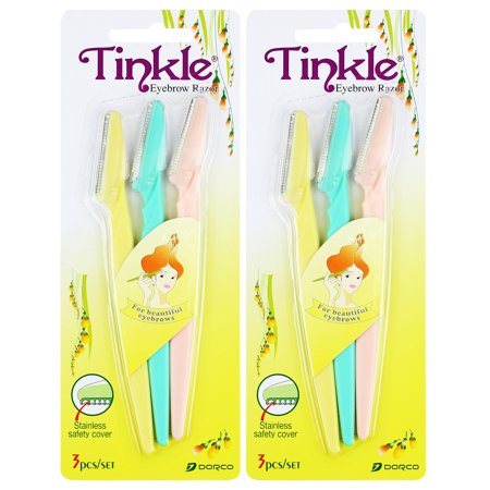 Dorco Tinkle Eyebrow Razor Trimmer Shaver-3pcs