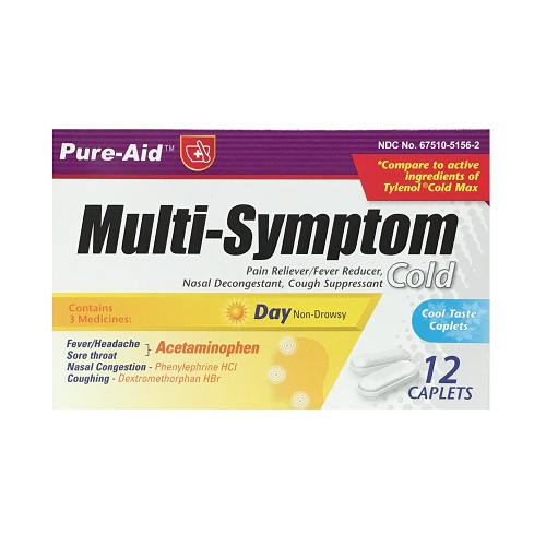 Pure-Aid Multi-Sympton Cold Medicine 12c-whole
