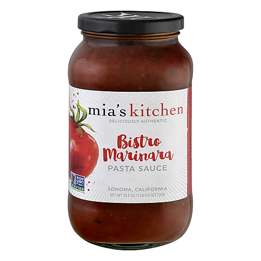 Mias Kitchen Pasta Sauce, Bistro Marinara 25.5 Oz