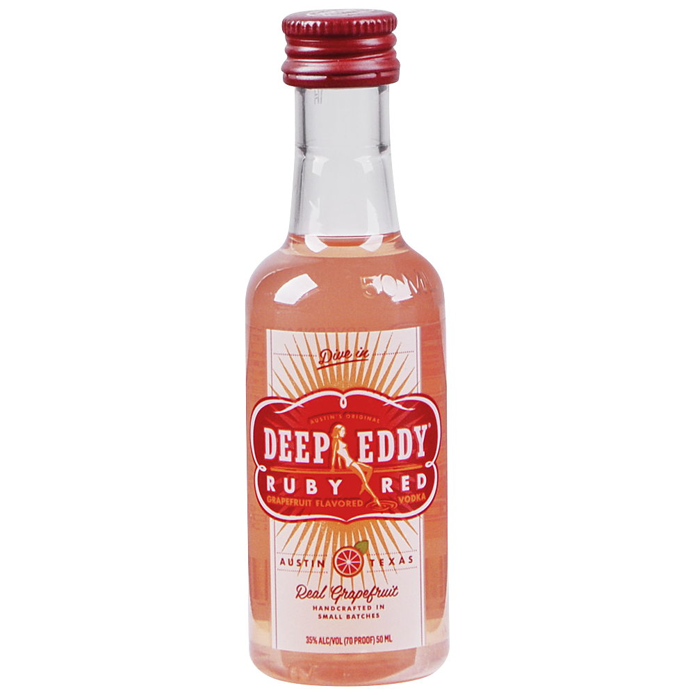 Deep Eddy Vodka, Ruby Red Grapefruit Flavored 50 Ml