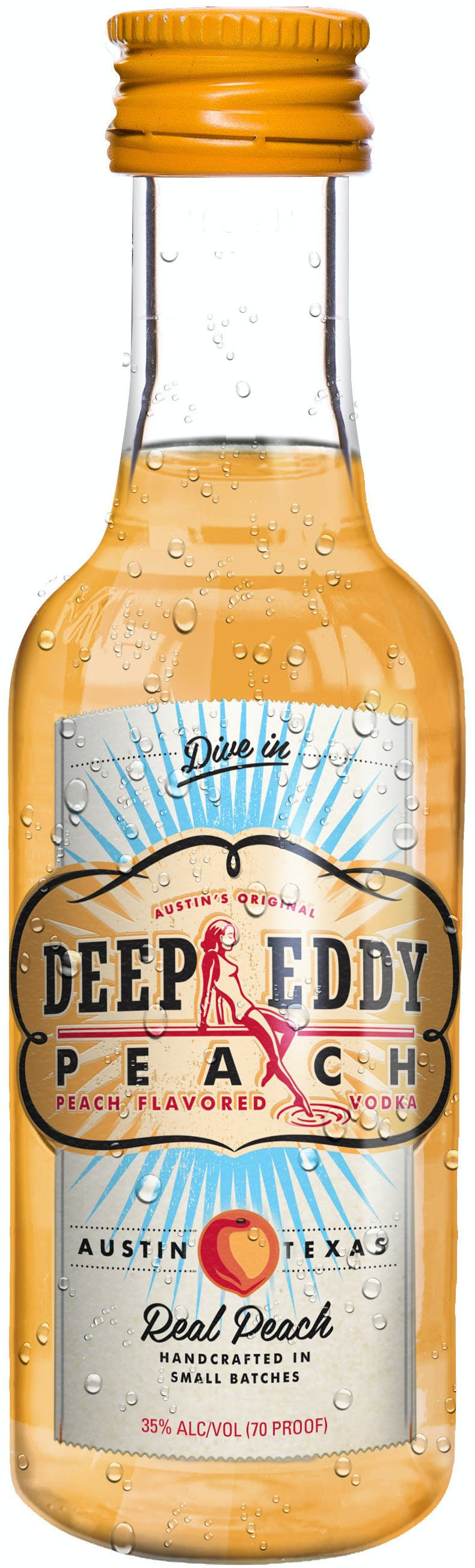 Deep Eddy Vodka Flavors- Peach, 50 Ml