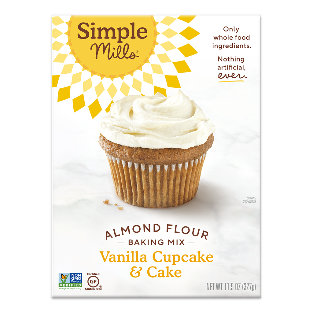 Simple Mills Baking Mix, Vanilla Cupcake & Cake, Almond Flour