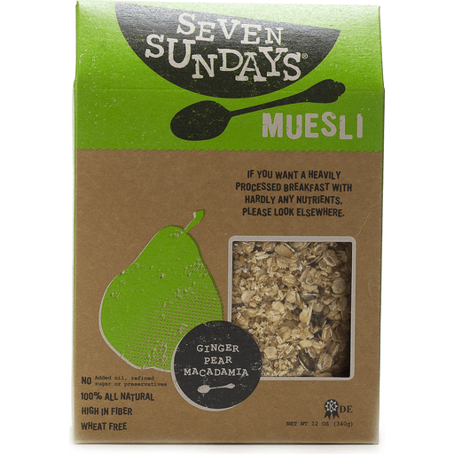 Seven Sundays Muesli, Ginger Pear Macadamia
