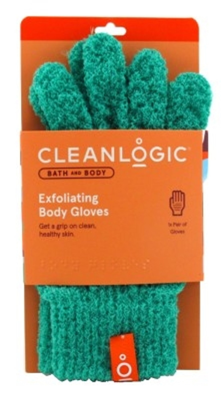 Cleanlogic Gloves Exfoliating Body Bath/b
