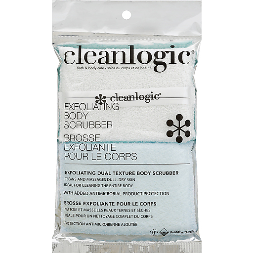 Cleanlogic Body Scrubber, Exfoliating