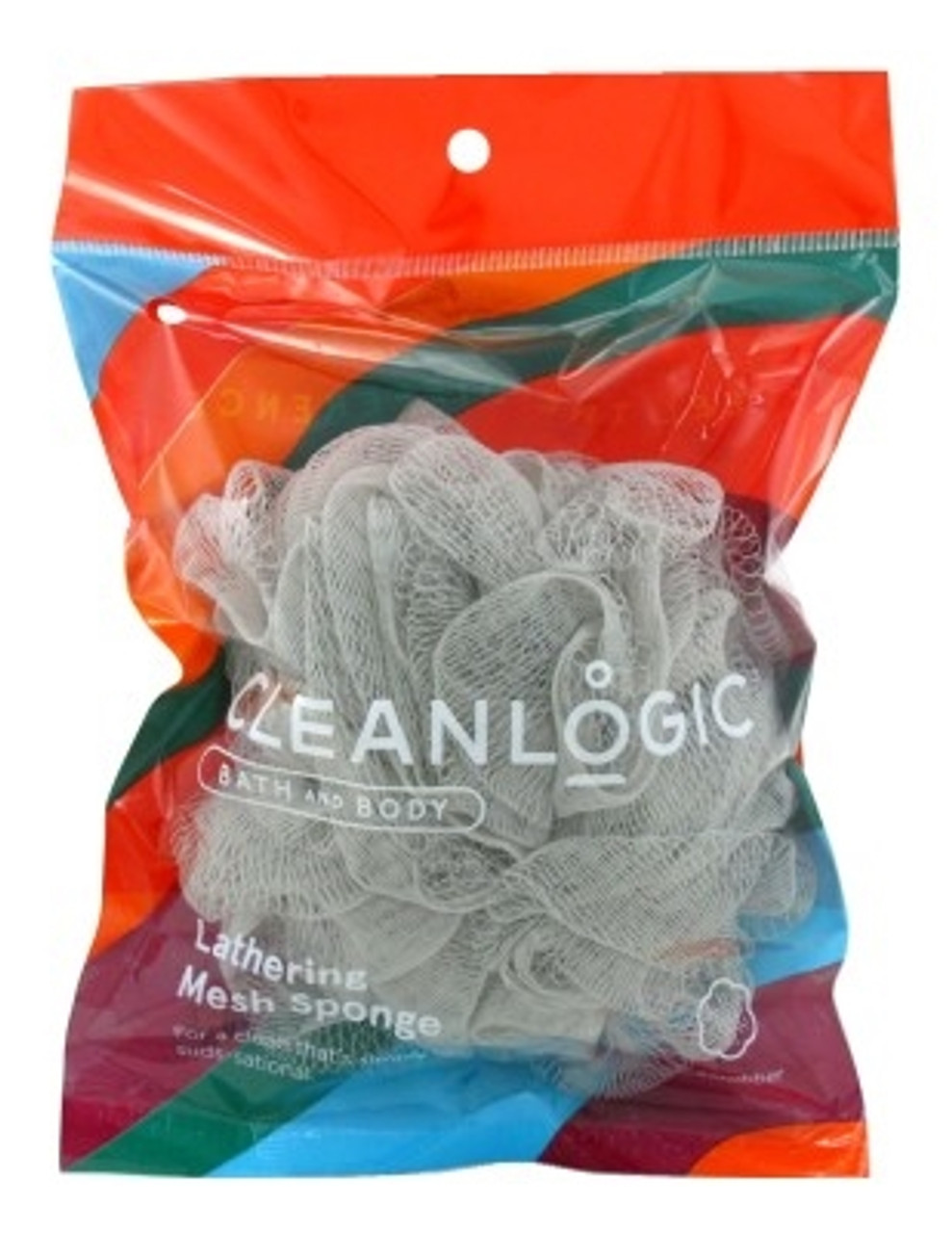 Cleanlogic Bath And Body Lathering Mesh Sponge Scrubber