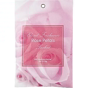 , (IMS Trading) Closet Freshener Rose Petals Freshens Small Spaces, 1 Sachet