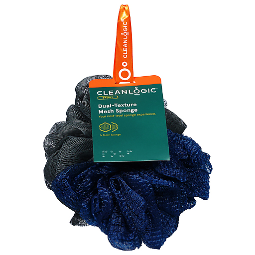 Cleanlogic Mesh Sponge, Dual Texture, Sport