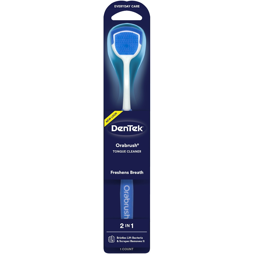Orabrush DenTek Fresh Breath Tongue Cleaner
