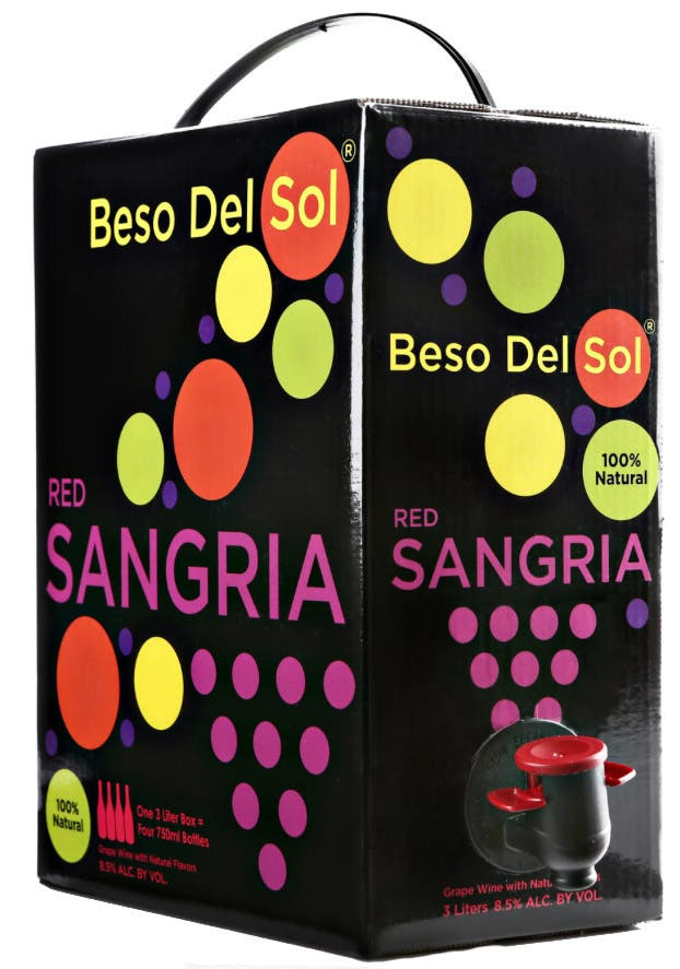 Beso Del Sol Sangria, Red 3 L