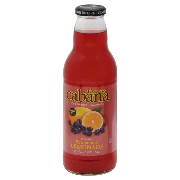Cabana Blueberry Lemonade, Premium 20 Oz