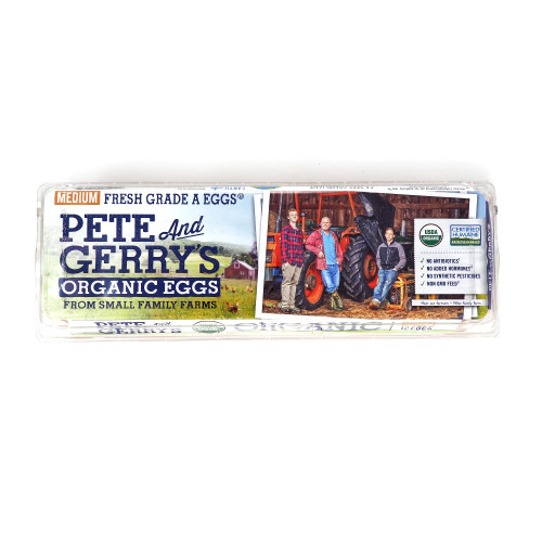 THE FARMERS HEN Medium White Eggs, 1 Dozen