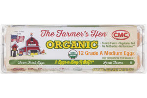 The Farmer's Hen Organic Grade A Medium Eggs