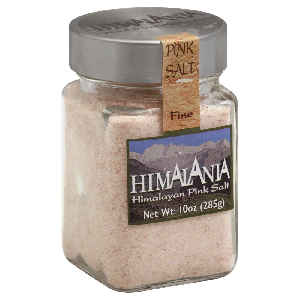 Himalania Himalayan Fine Pink Salt Glass Jar - 10 Ounce