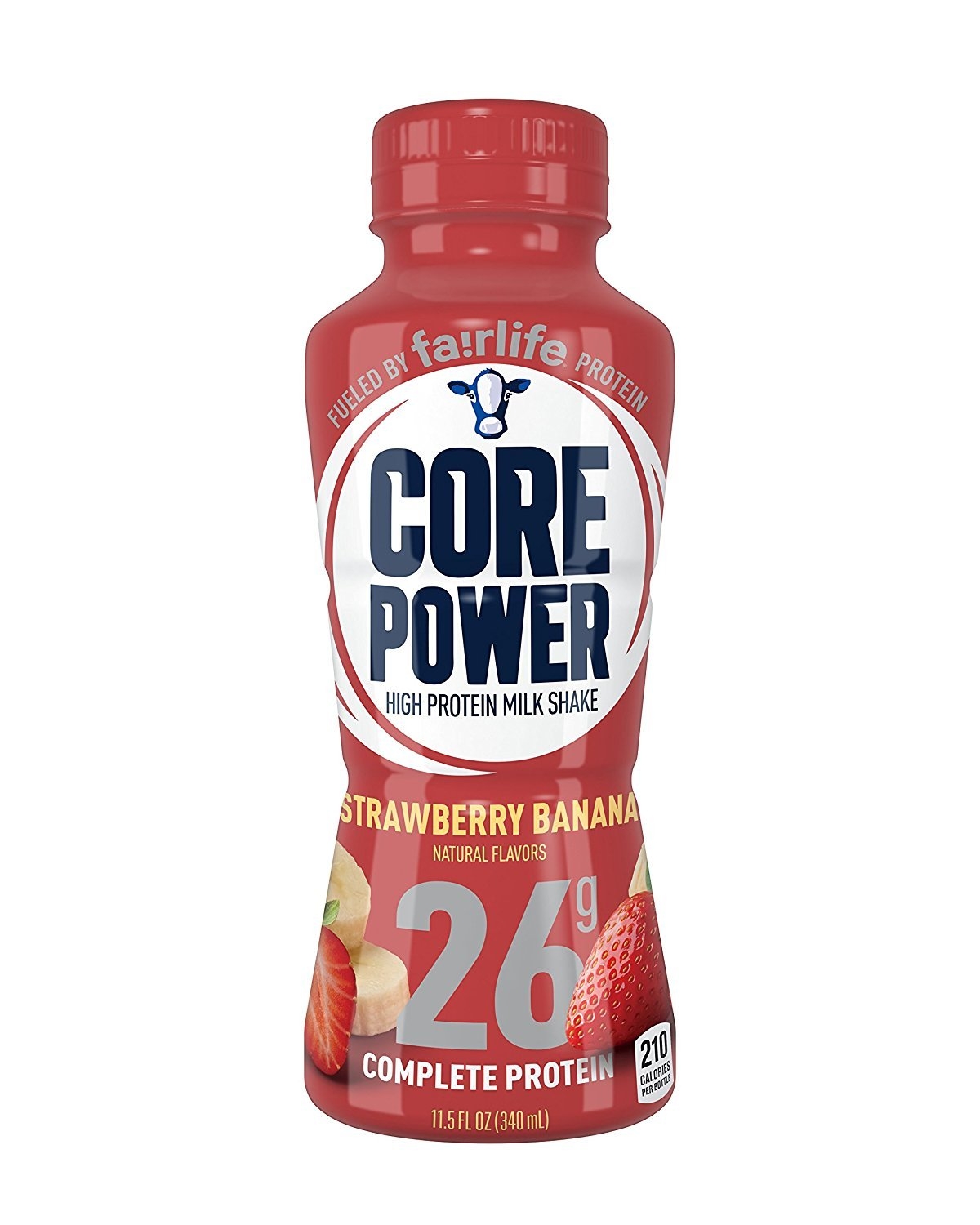 Core Power Milk Shake, High Protein, Strawberry Banana 11.5 Oz