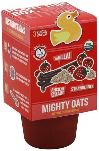 Mighty Oats Instant Super Cereal Vanilla & Strawberries
