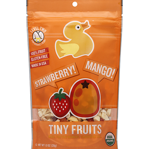 Little Duck Organics Tiny Fruits, Level Two, Strawberry, Mango