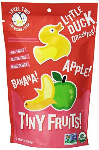 Little Duck Organics Tiny Fruits!, Banana, Apple