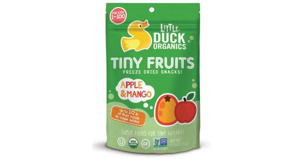Little Duck Organics Tiny Fruits, Apple & Mango 0.75 Oz