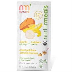 Nurturme Organic Baby Food - Banana, Oatmeal & Sweet Potato .67 Oz