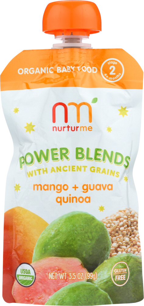 NurturMe Power Blends Organic Stage 2 Mango + Guava + Quinoa