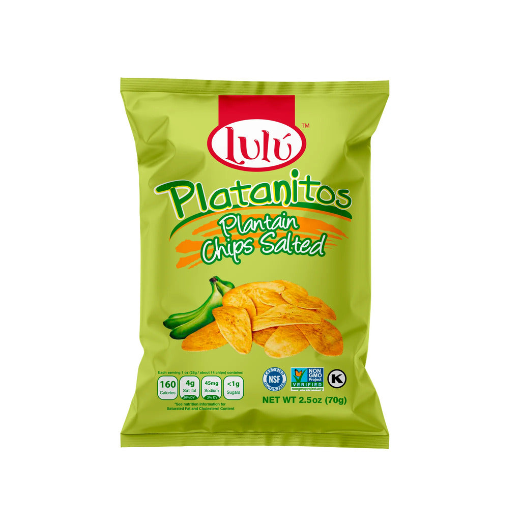 Lulù Lulu Salted Plantain Chips 70 G