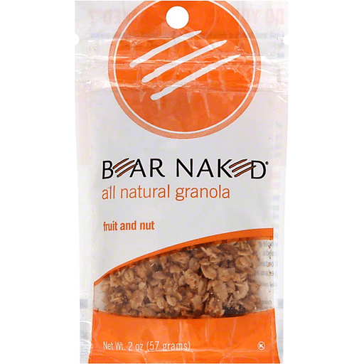 Bear Naked Granola, Fruit And Nut 2 Oz