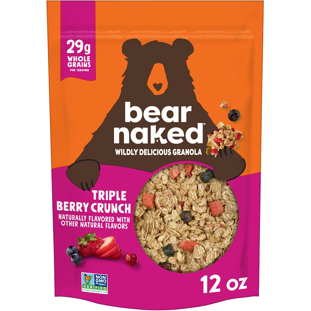 Bear Naked Fit Triple Berry Crunch Granola Cereal 12 Oz