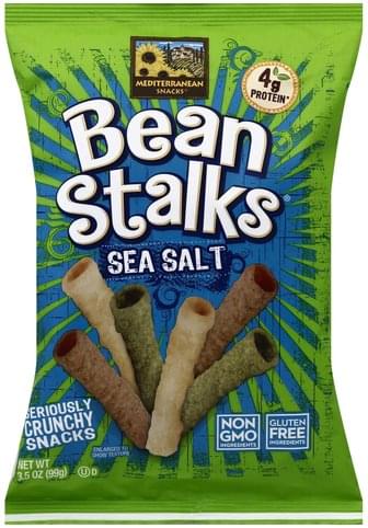 Mediterranean Snacks Bean Stalks, Sea Salt 3.5 Oz