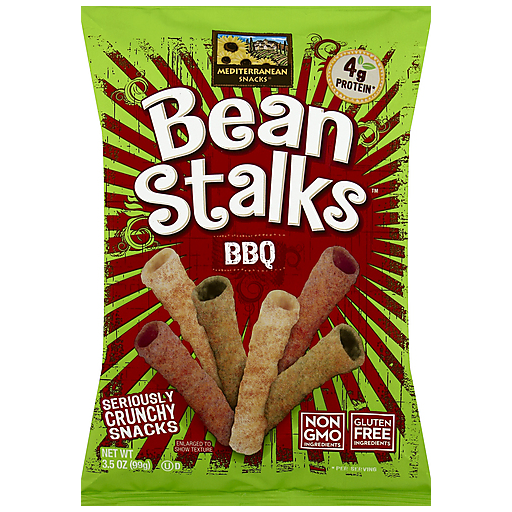 Mediterranean Snacks Bean Stalks, Bbq 3.5 Oz