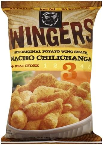 Buffalo Nickel Wingers Potato Wing Snack, The Original, Nacho Chilichanga