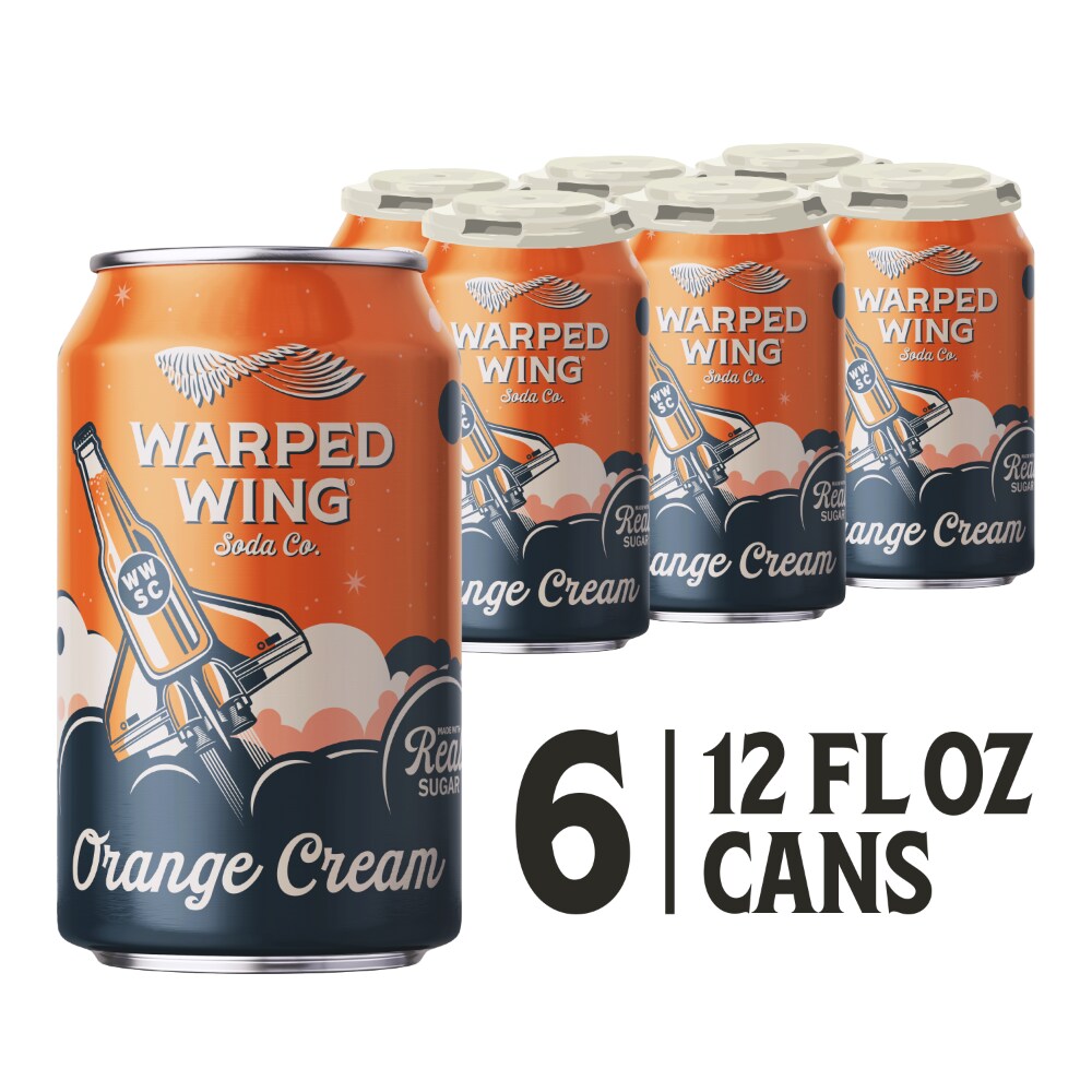 Warped Wing Brewing Co. Orange Cream Soda Cans