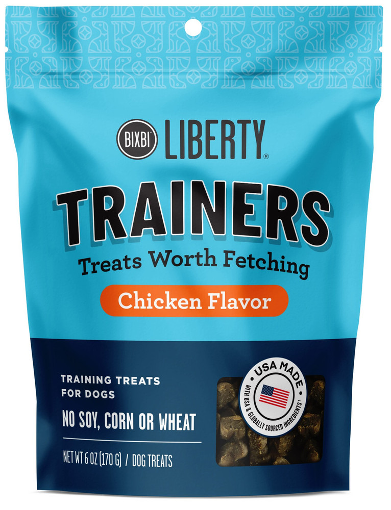 Liberty Bixbi Trainers Grain Free Dog Treats Chicken Flavor - Case Of 8 - 6 Oz