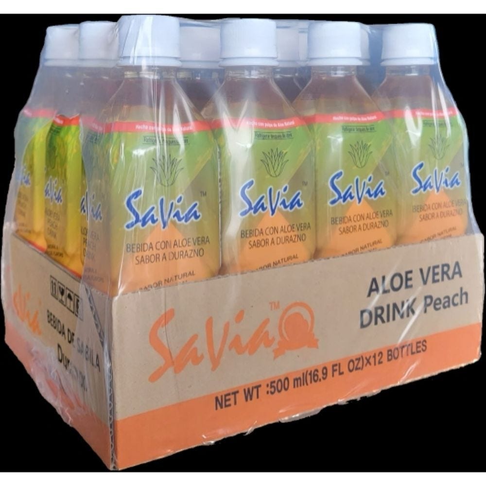Savia Aloe Vera Drink Peach Flavor