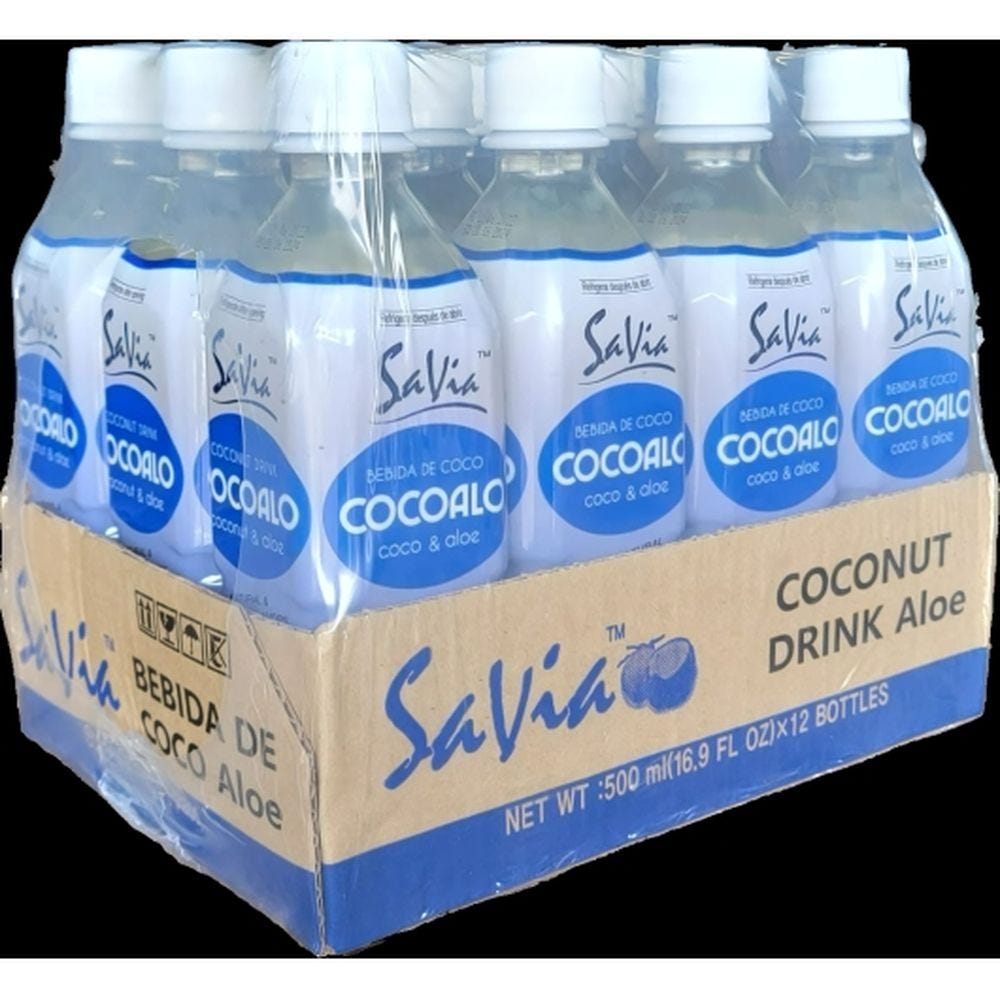 SaVia Coconut Drink Aloe 8 Unidades