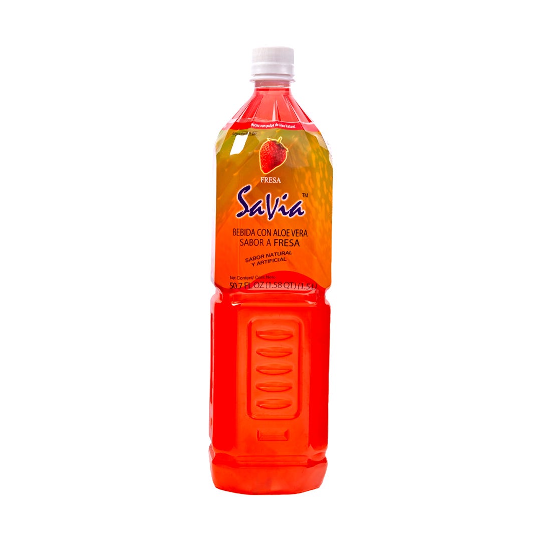 Savia Strawberry Aloe Vera Drink 1.5L (Imported)