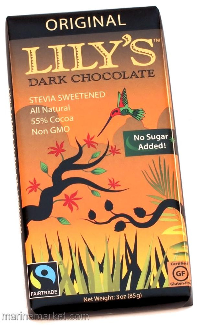 Lily's Sweets Original Dark Chocolate Bar 55% Cocoa 85g