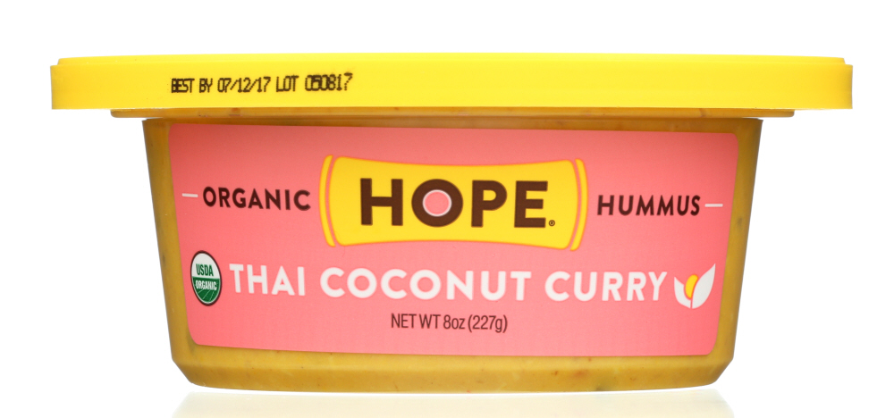 Hope Foods Hummus, Organic Thai Coconut Curry, 8 Oz