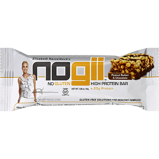 Nogii High Protein Bar, Peanut Butter & Chocolate 1.93 Oz
