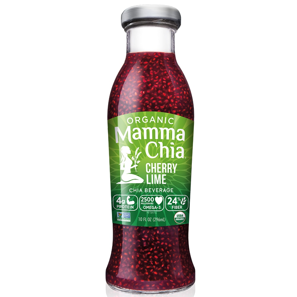 Mamma Chia Organic Cherry Lime Vitality Beverage, 10 Oz