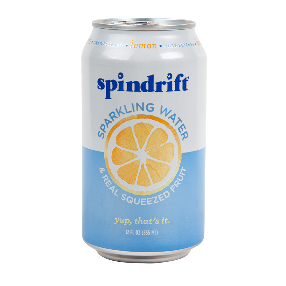 Spindrift Water Sparkling Lemon Can