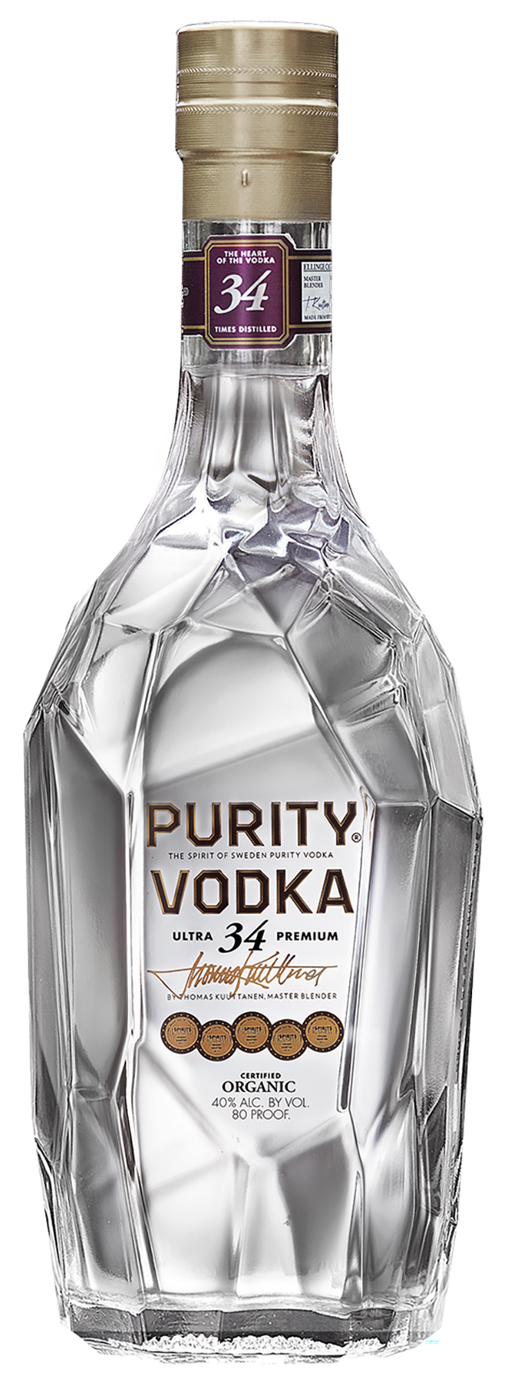 Purity Signature 34 Edition Organic Vodka 40% Vol. 1l