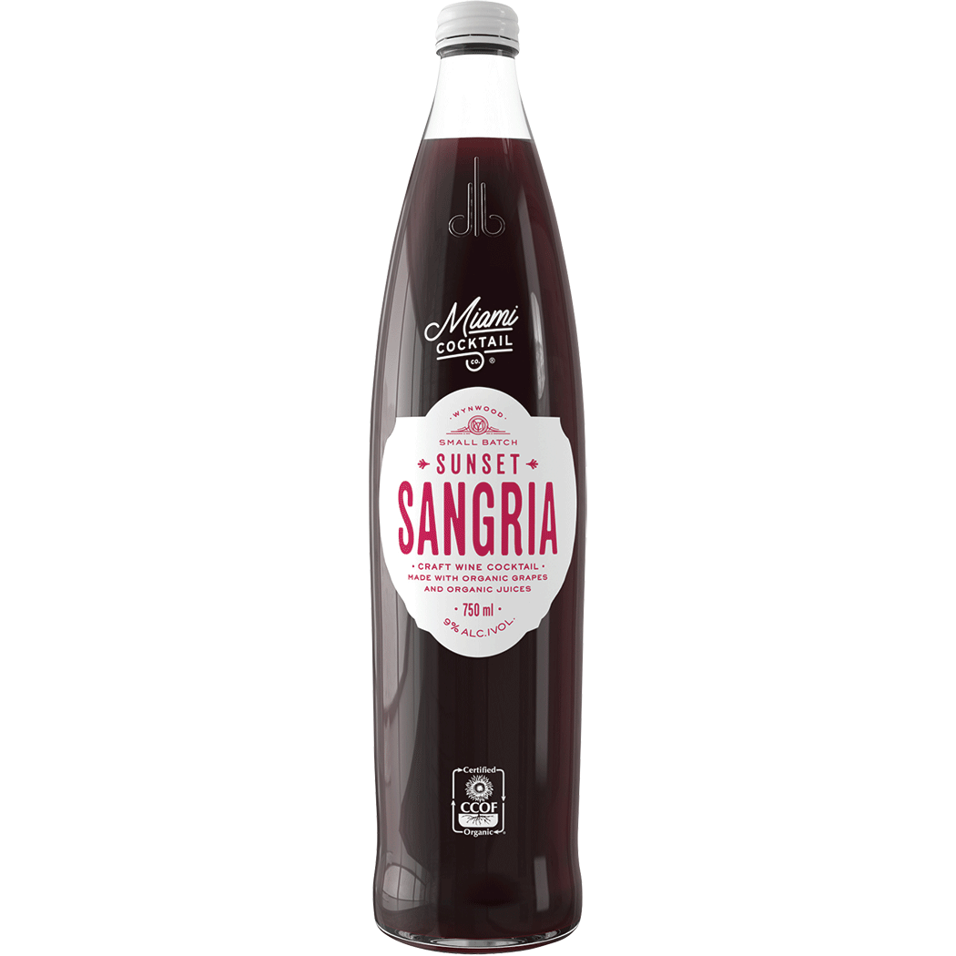 Miami Cocktail Co. Small Batch Sunset Wine Sangria - 750ml Bottle