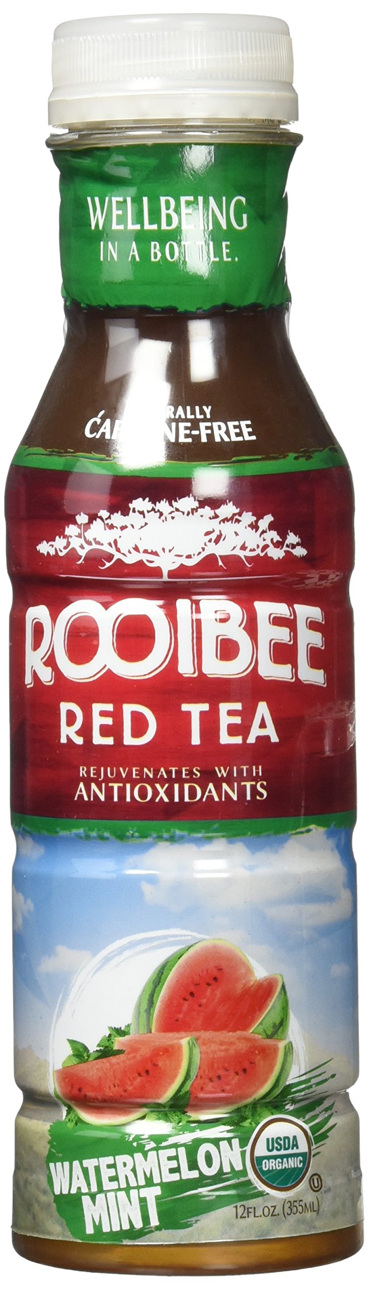 Rooibee Red Tea Rooibos Watermelon Mint 12 Oz