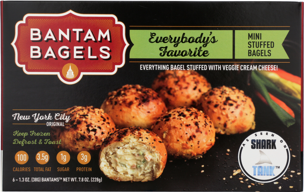 Bantam Bagels Stuffed, Mini, Everybody's Favorite